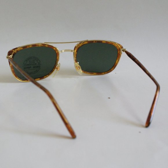 NWT TruVintage 90\'s retro fashion G-15 lens rectangular double bridge sunglasses